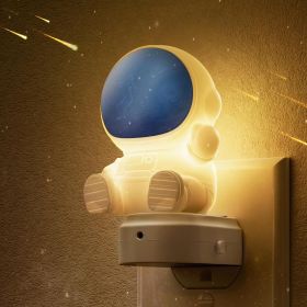 Night Light for Kids, 3D Space Night Light Plug in, Dusk to Dawn Nursery Night Lights, RGB Soft White 3000K, 3 Lighting Modes, Room , Children