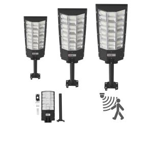 8000W Solar Street Lights Outdoor, 450000LM, Commercial Parking Lot Lights Dusk to Dawn, LED Flood Security Lamp with Motion Sensor (Default: Default)